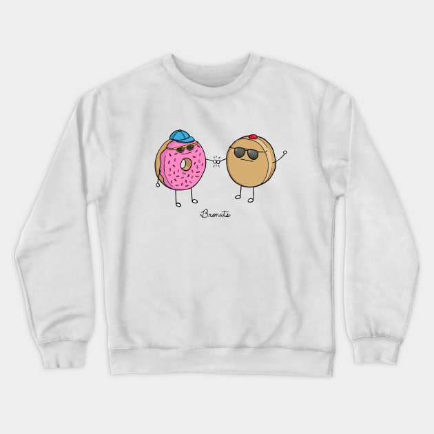 Bronuts Crewneck Sweatshirt by oddowl